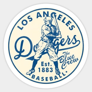 Old Style Dodgers (LARGE) by Buck Tee Sticker